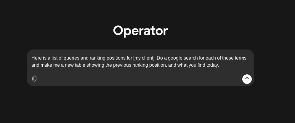 Use ChatGPT Operator to check your rankings immediately following a Google Core Update – Marie Haynes