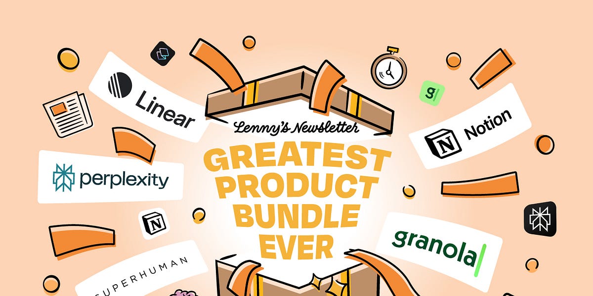 Announcing the greatest product bundle ever: Get a year free of Granola, Notion, Superhuman, Linear, and Perplexity with an annual subscription