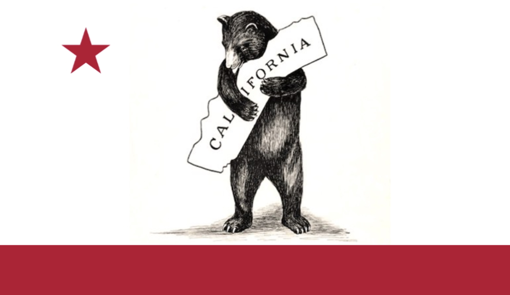 The “I Love You California” flag
