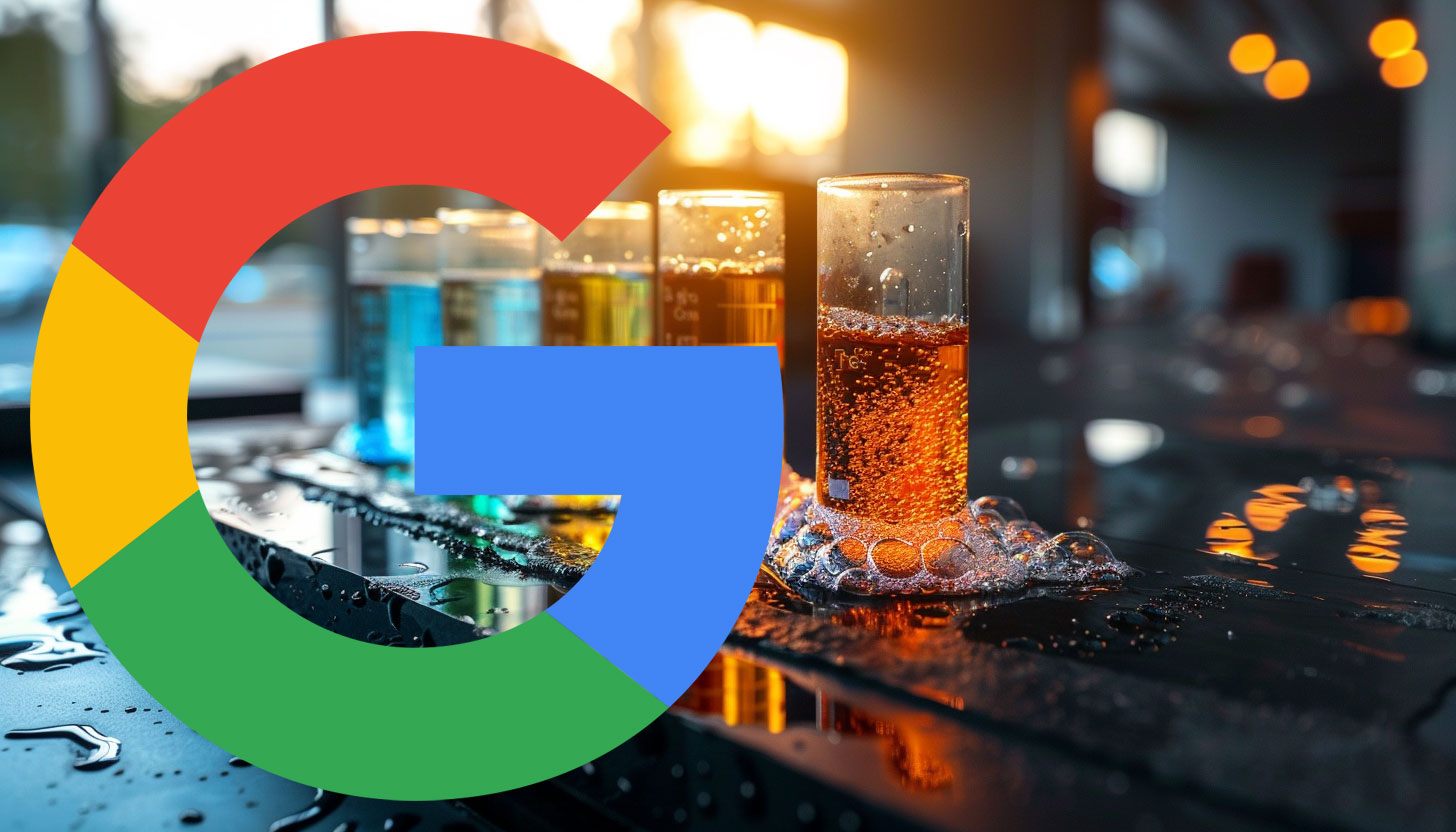 Google Mobile Testing New Search Snippet With Blue URL & URL / Site Name Switch