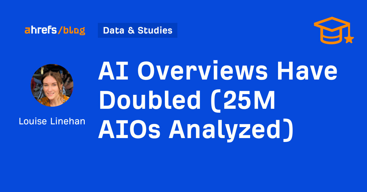 AI Overviews Have Doubled (25M AIOs Analyzed)